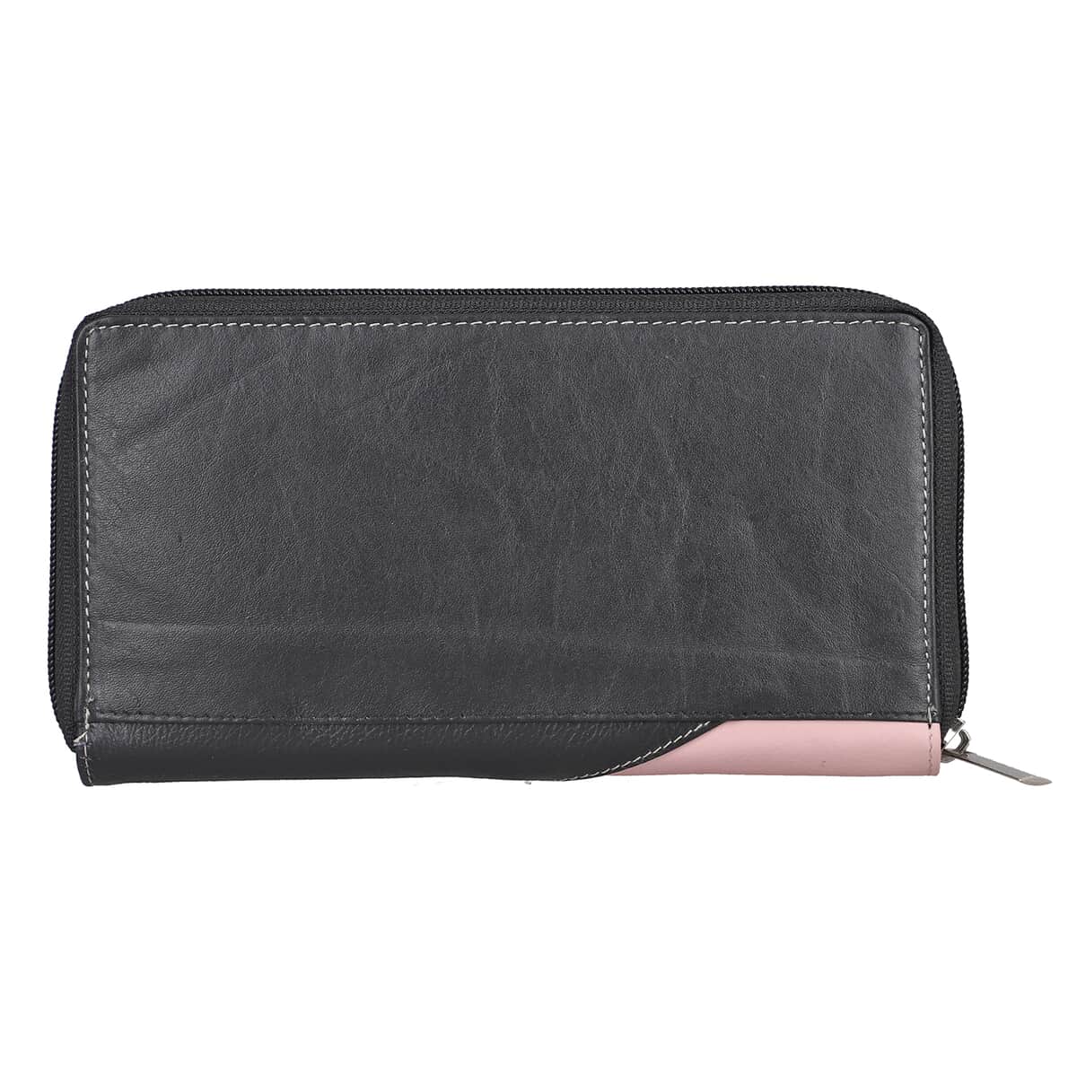 Union Code Black RFID Protected 100% Genuine Leather Wallet for Women | Leather Purse | Card Holder | Designer Wallet image number 6