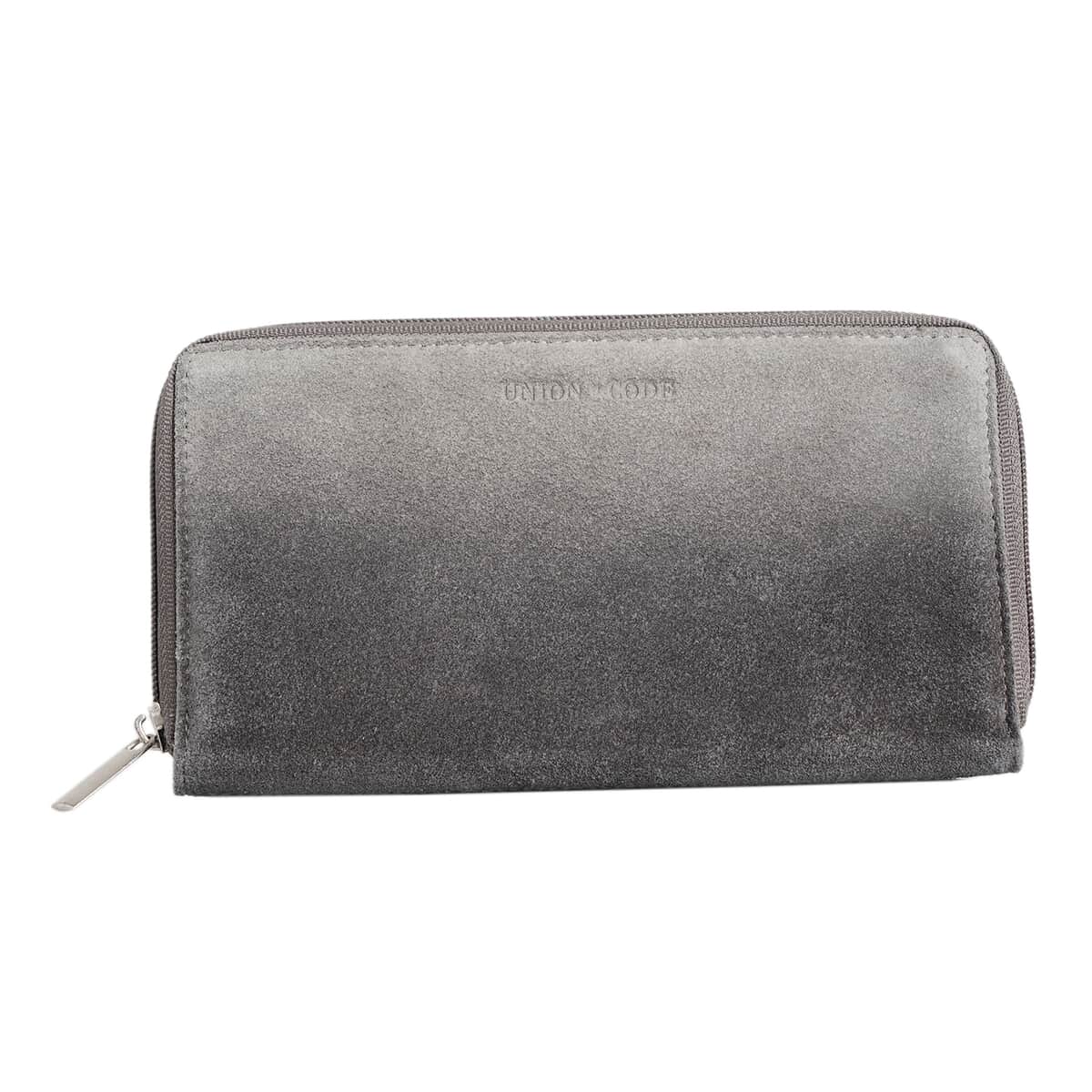 "UNION CODE -RFID Protected 100% Genuine Leather Women's Wallet SIZE: 7.5(L)x4.5(W) inches COLOR: Black " image number 0