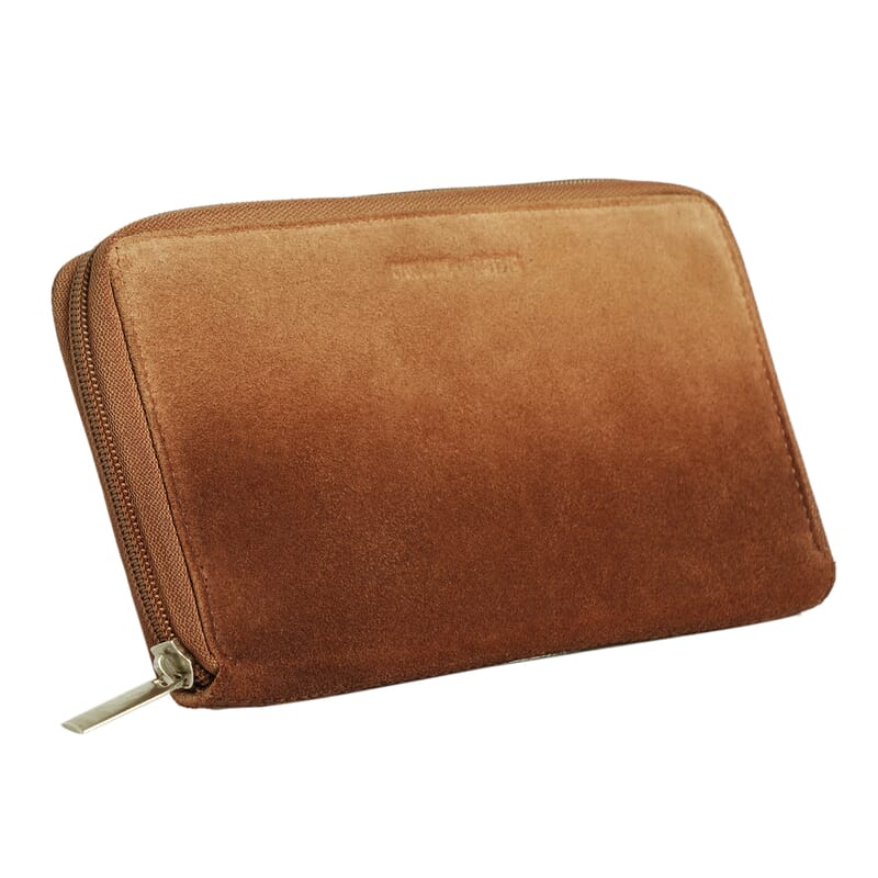 Union Code Cognac 100% Genuine Leather RFID Protected Women's Wallet