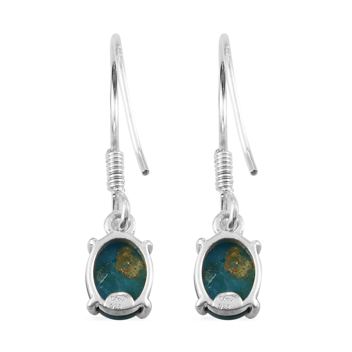 Peruvian Opalina Dangling Earrings in Sterling Silver 2.00 ctw image number 3
