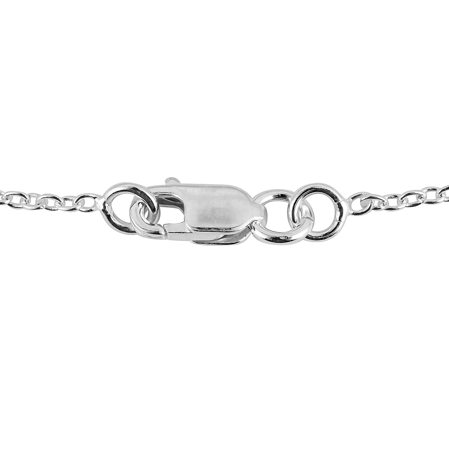 Ruby Station Necklace 36 Inches in Sterling Silver 6.00 ctw