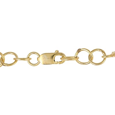 Moonstone Triple Layer Necklace, 18 Inch Necklace, 14K Yellow Gold Over Sterling Silver Necklace, Moonstone Necklace 49.25 ctw