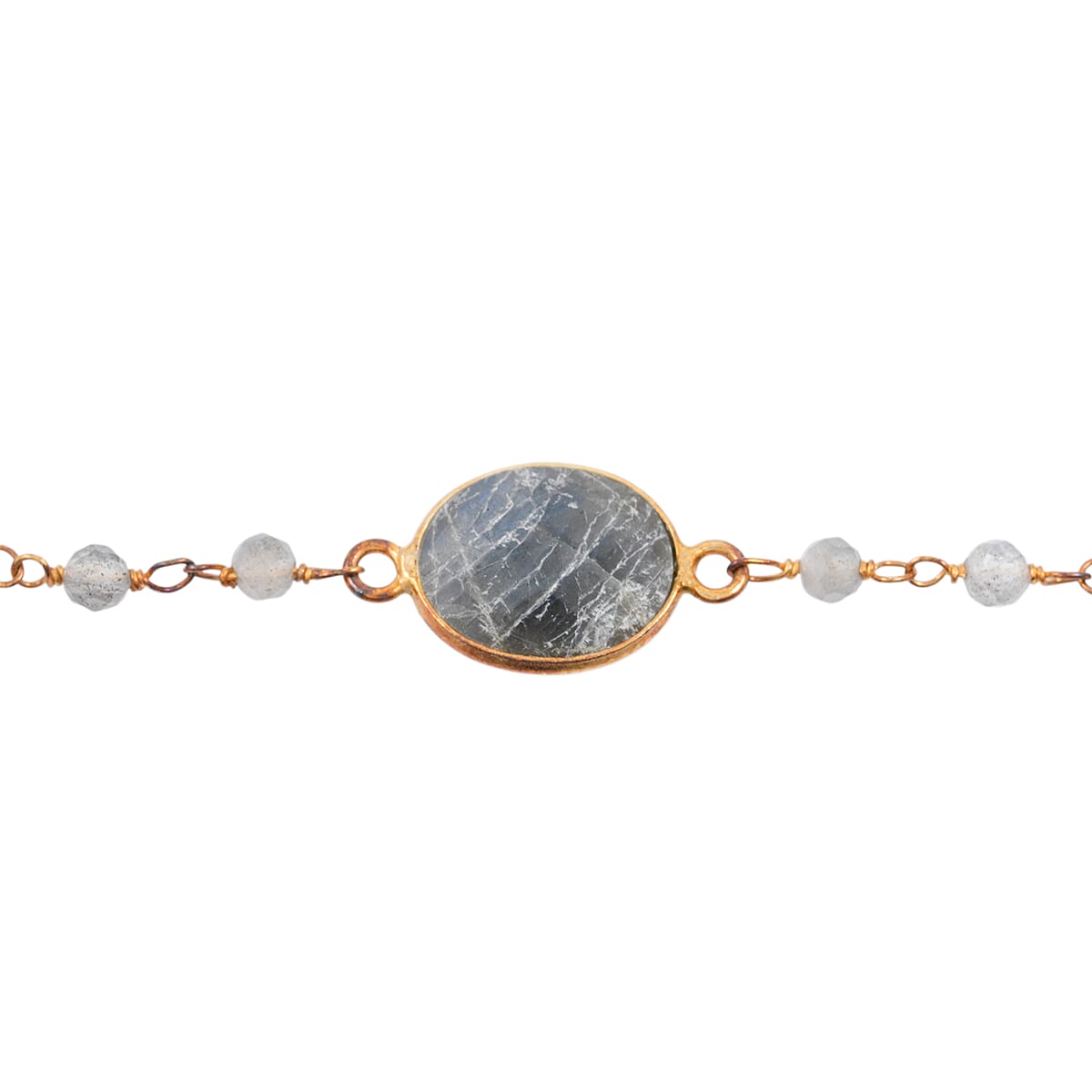 Black Onyx, Multi-Tourmaline Bracelet in 14K YG Over Sterling Silver (7.00 In) 5.25 ctw image number 2