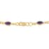 Amethyst Necklace 18 Inches in 14K Yellow Gold Over Sterling Silver 7.90 Grams 12.60 ctw image number 3