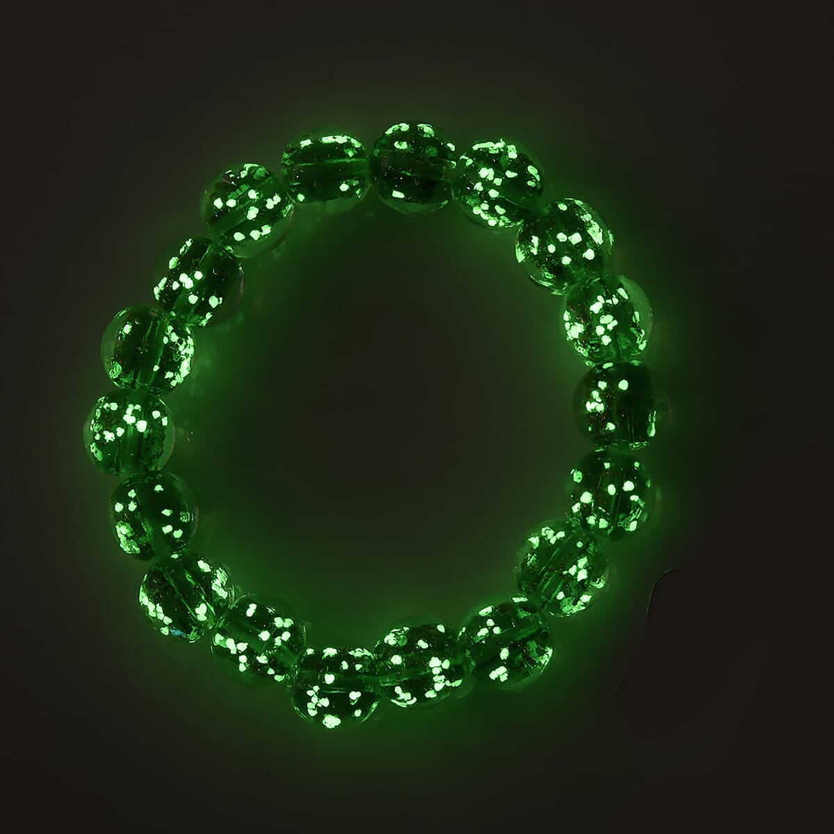 Blue Color Murano Style Stretch Bracelet image number 2