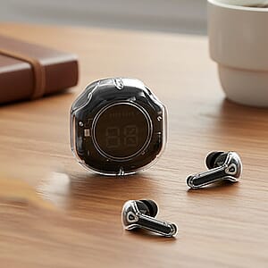 Livmore TWS Wireless Earbuds with Display - Black