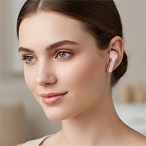 Livmore TWS Wireless Earbuds with Display - Pink