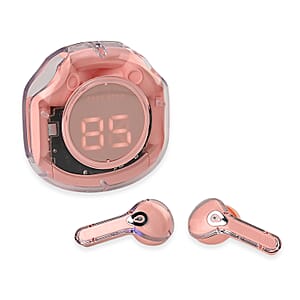 Livmore TWS Wireless Earbuds with Display - Pink