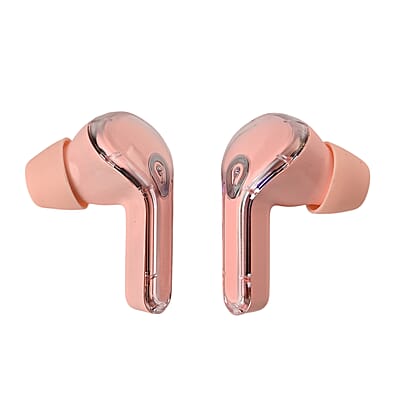 Livmore TWS Wireless Earbuds with Display - Pink