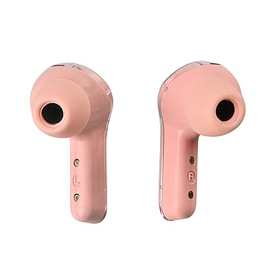 Livmore TWS Wireless Earbuds with Display - Pink