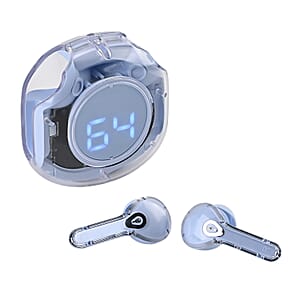 Livmore TWS Wireless Earbuds with Display - Purple