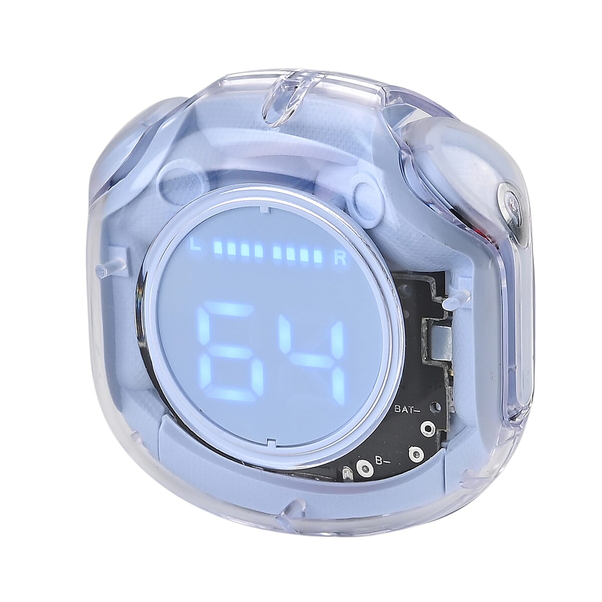 Livmore TWS Wireless Earbuds with Display - Purple image number 4