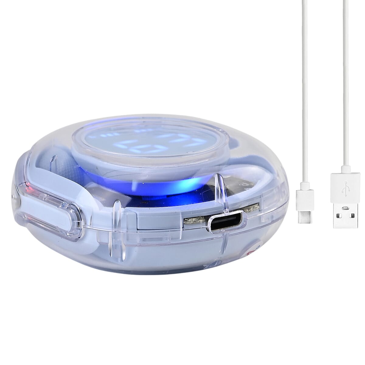 Livmore TWS Wireless Earbuds with Display - Purple image number 6