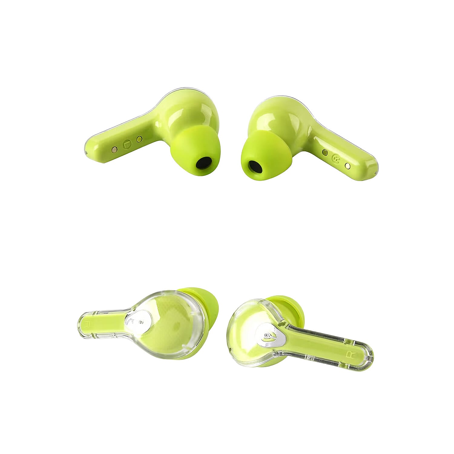 Livmore TWS Wireless Earbuds with Display - Green