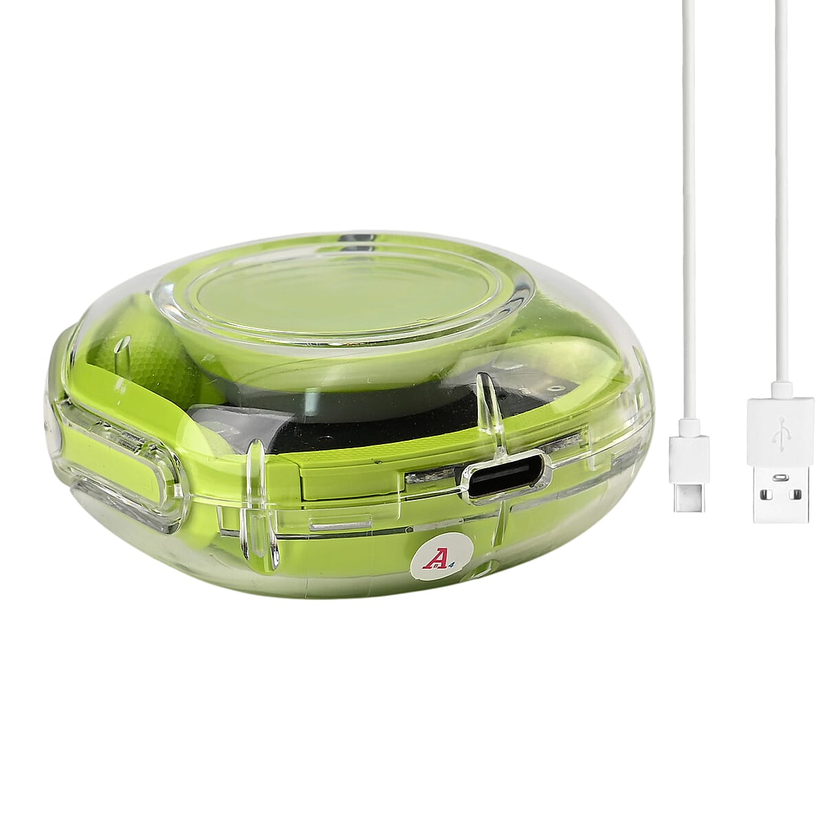 Livmore TWS Wireless Earbuds with Display - Green image number 6