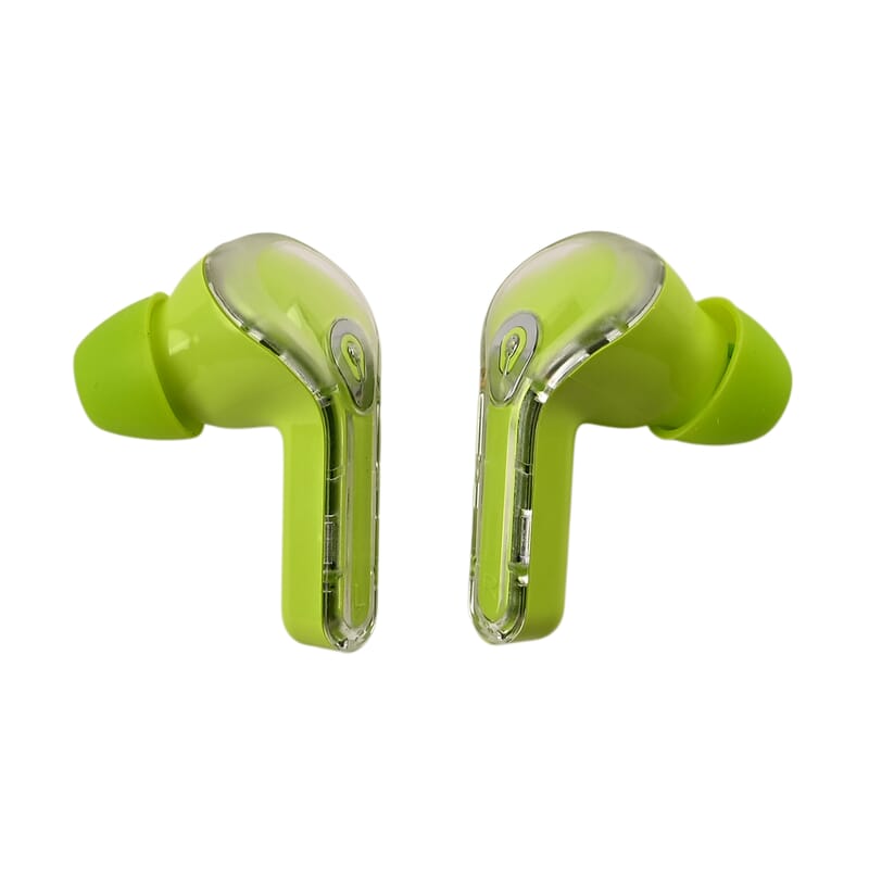 Livmore TWS Wireless Earbuds with Display - Green