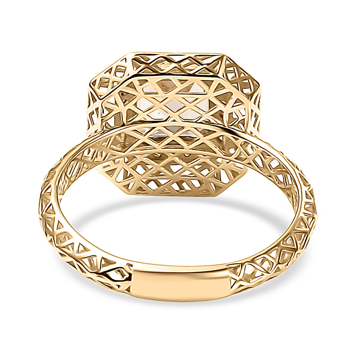 10K Yellow Gold AAA Turkizite, Diamond (G-H, I2) Ring (Size 8.0) 2.00 ctw image number 4