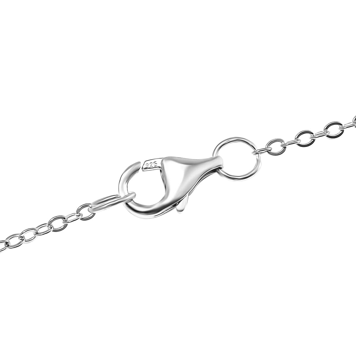 Rhodium Over Sterling Silver Chain 18 Inches 1.42 Grams image number 4