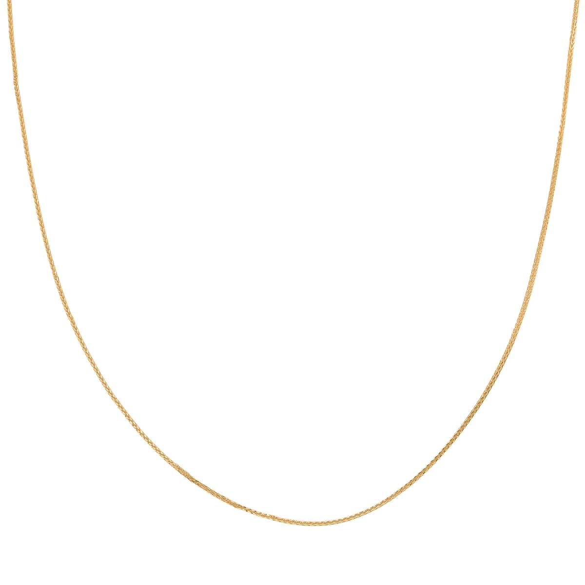 Wheat Chain in 14K Yellow Gold Over Sterling Silver 1.51 Grams 20 Inches image number 0