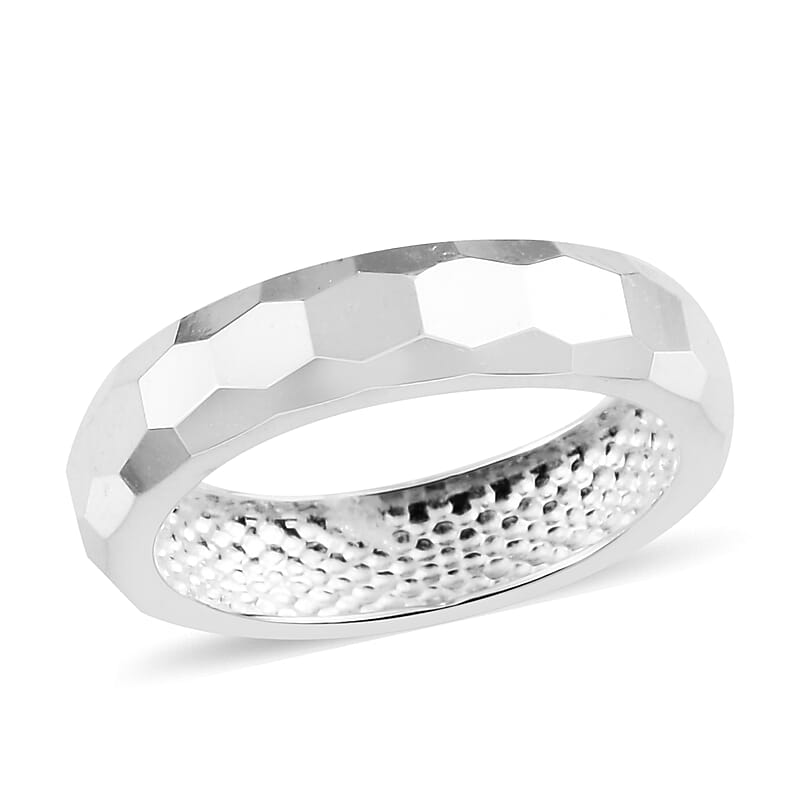 Sterling Silver Band Ring (Size 10.0) 2.05 Grams