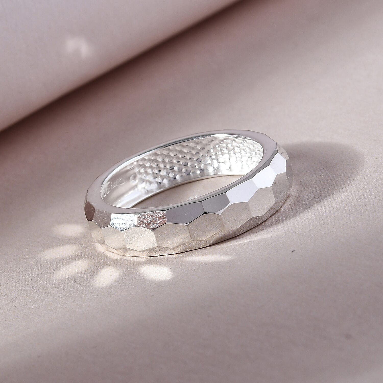 Sterling Silver Band Ring (Size 10.0) 2.05 Grams