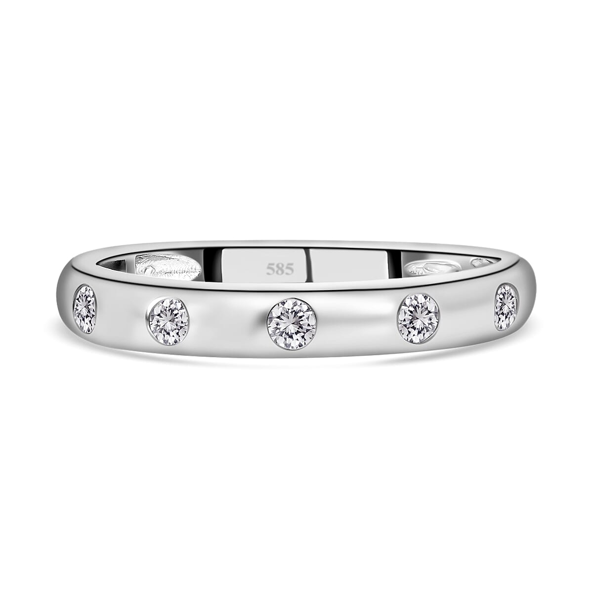 Diamond I1 0.30 ctw Ring in 14K White Gold (Size 6.5)
