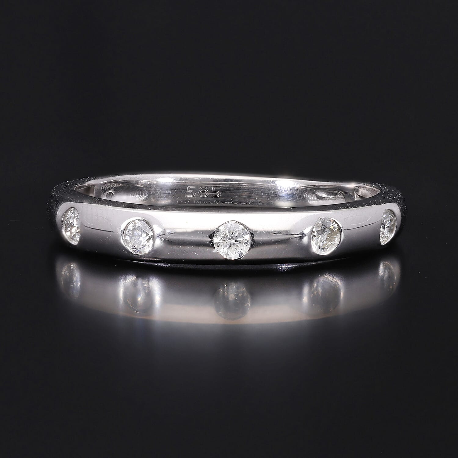 Diamond I1 0.30 ctw Ring in 14K White Gold (Size 6.5)