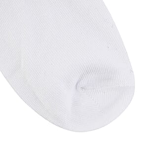 Closeout Spoiled Angel 20 Pairs Women's No Show Socks -Black/White (Sizes 4-10)