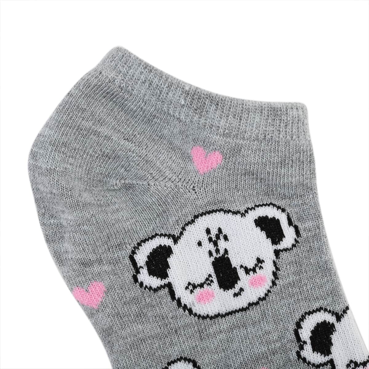 Closeout Spoiled Angel 20 Pairs Women's No Show Socks -Heart (Sizes 4-10) image number 2