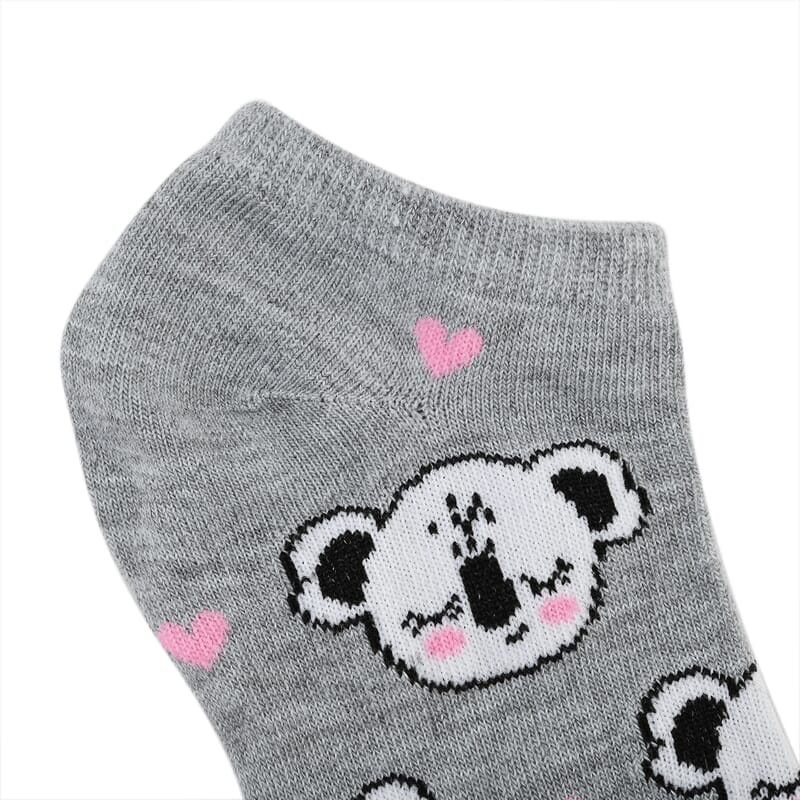 Closeout Spoiled Angel 20 Pairs Women's No Show Socks -Heart (Sizes 4-10)