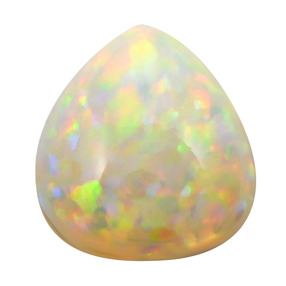 Certified & Appraised AAAA Ethiopian Welo Opal (Pear Free Size) 17.20 ctw image number 0