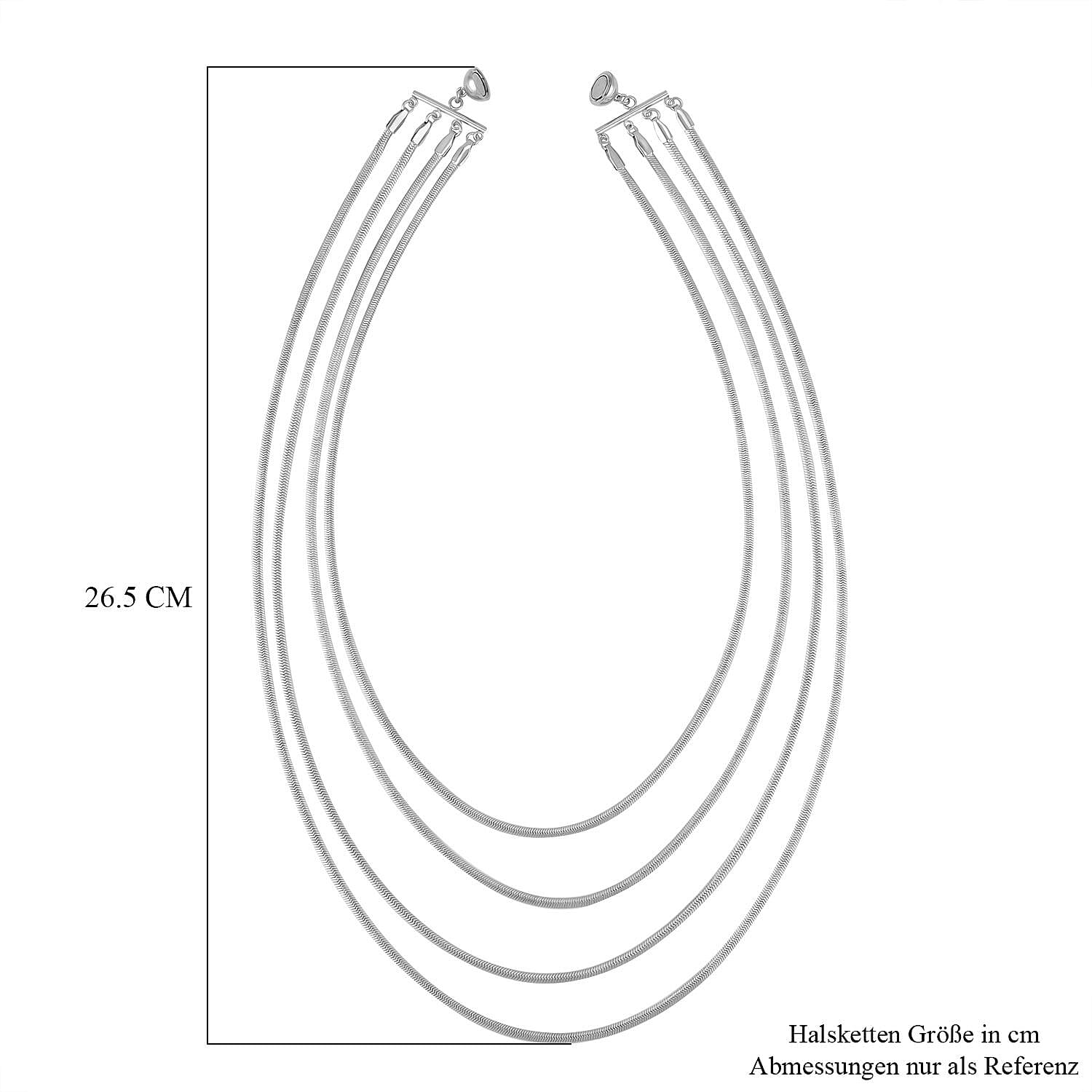 Necklace in Stainless Steel 20 Inches