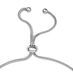 Karis Sky Blue Topaz 2.80 ctw Bolo Bracelet in 18K YG Plated and Platinum Bond