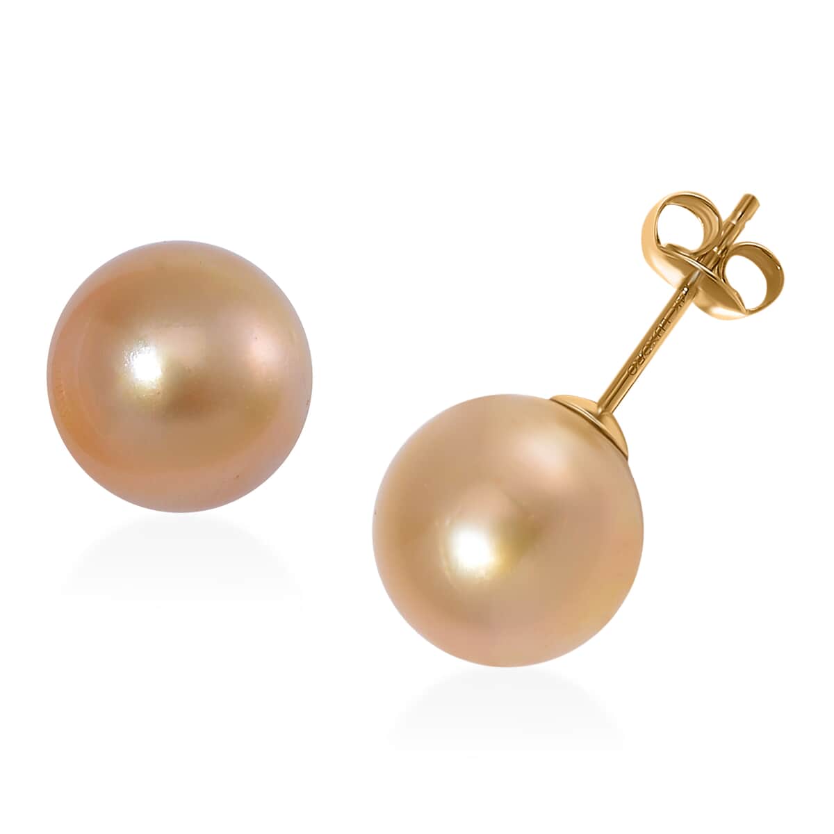 Luxoro South Sea Golden Cultured Pearl Stud Earrings in 14K Yellow Gold image number 0