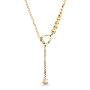 Clarte Pear Garden Collection Moissanite 0.85 ctw Necklace in Vermeil Yellow Gold Over Sterling Silver 18 Inches