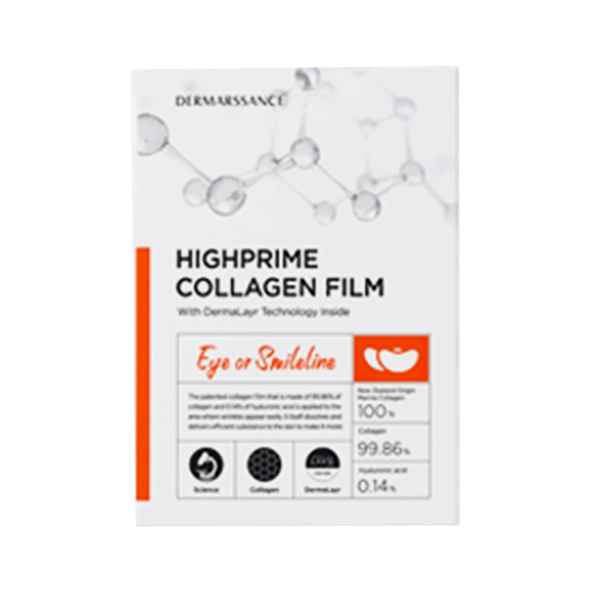 Dermarssance Highprime Collagen Film Eye or Smilelines (.1g x5pk) image number 0