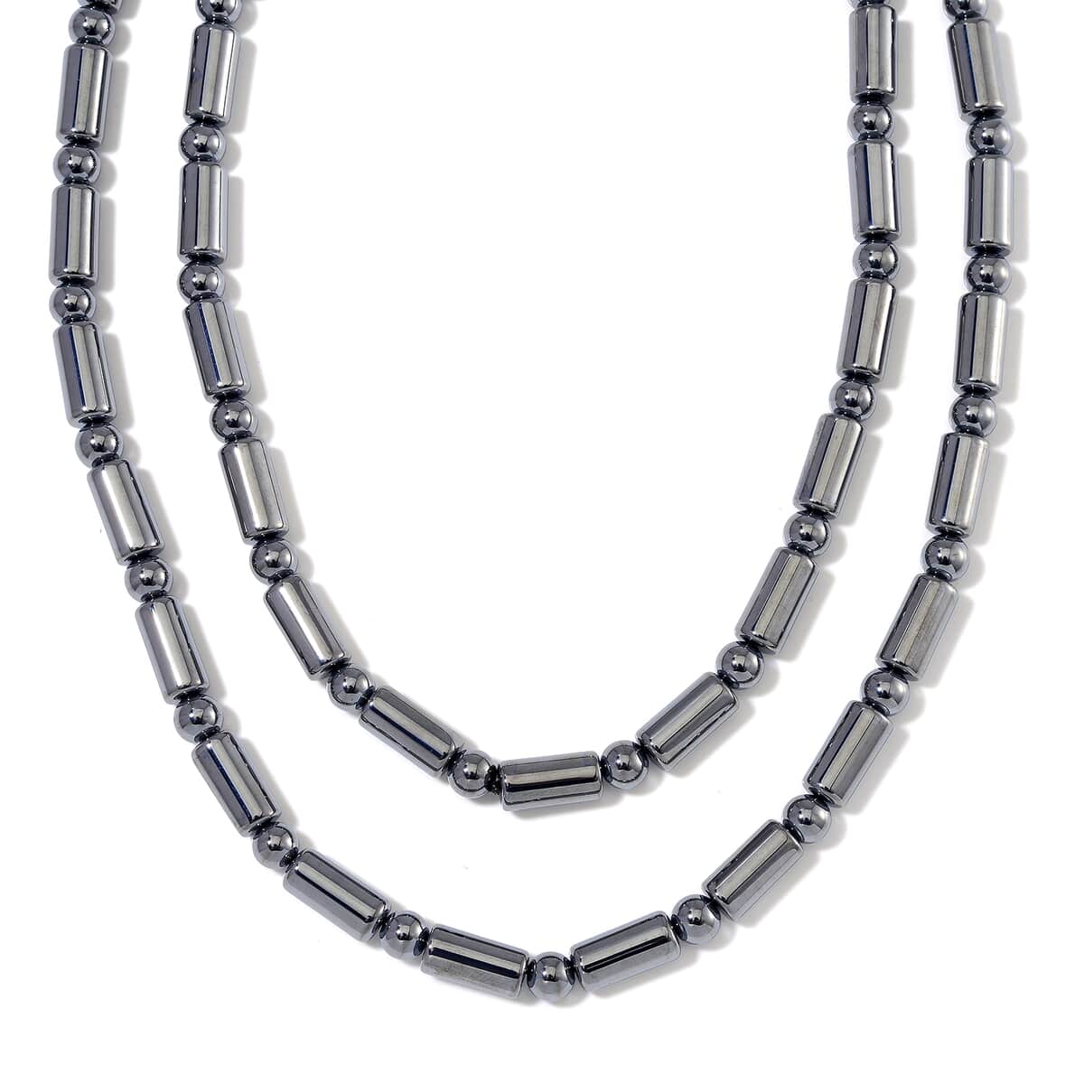 Terahertz 333.50 ctw Barrel and Beaded Necklace 36 Inches image number 0