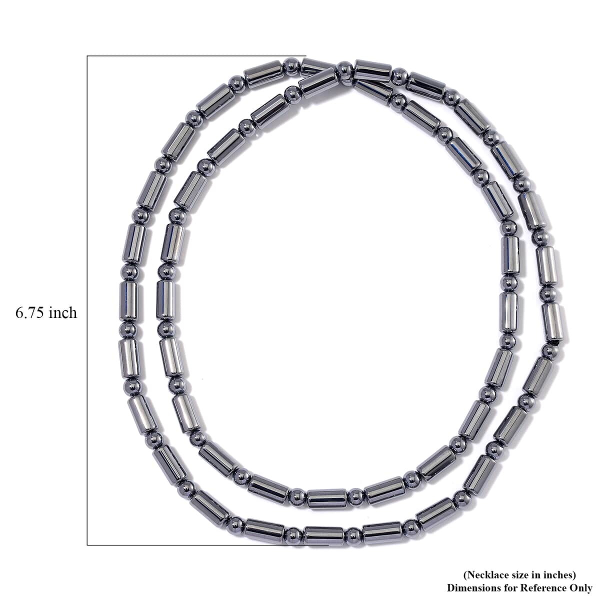 Terahertz 333.50 ctw Barrel and Beaded Necklace 36 Inches image number 4