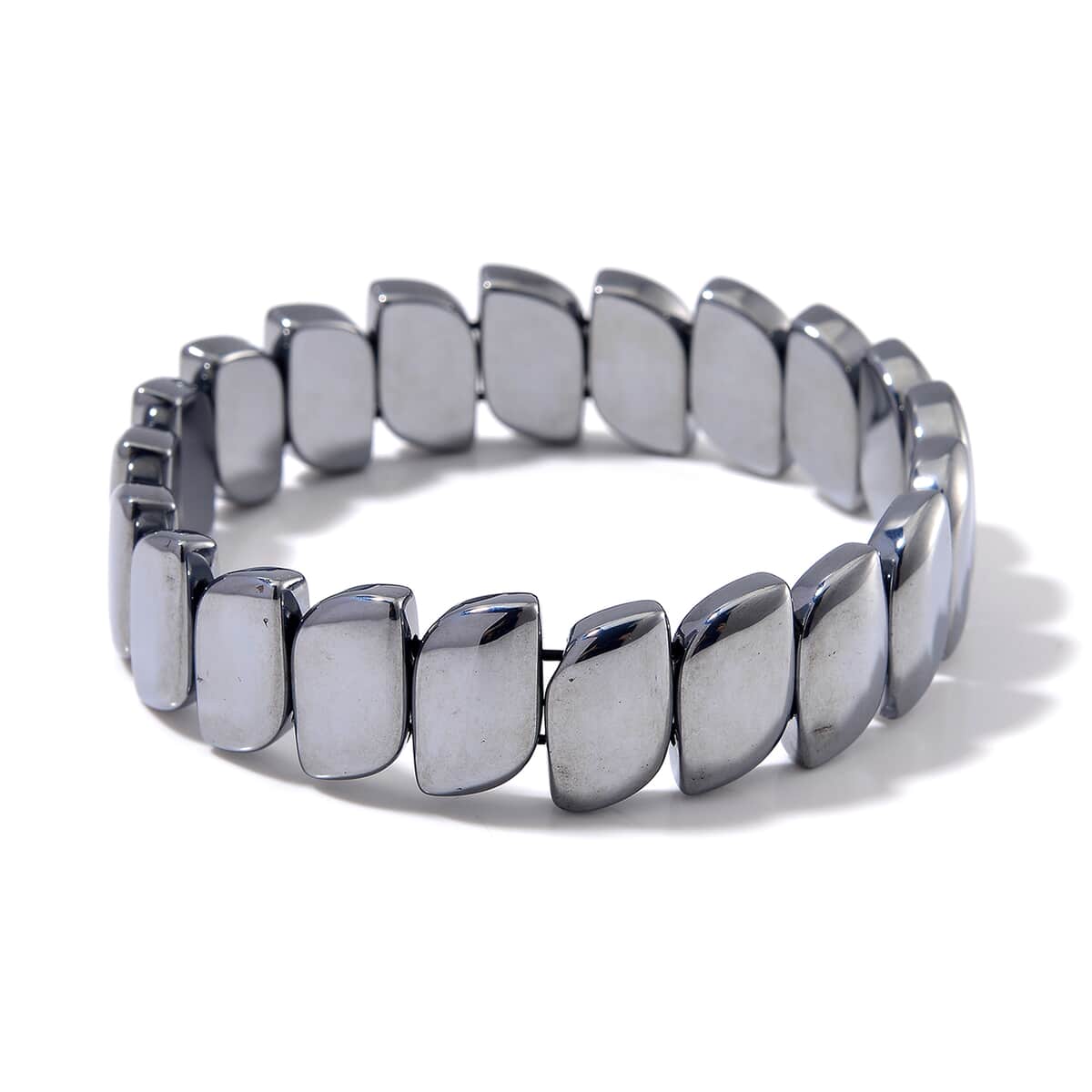 Terahertz Block Stretch Bracelet 175.00 ctw image number 0