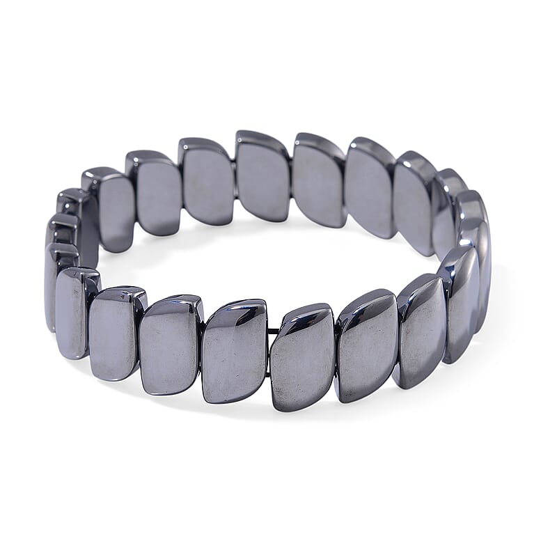 Terahertz Block Stretch Bracelet 175.00 ctw