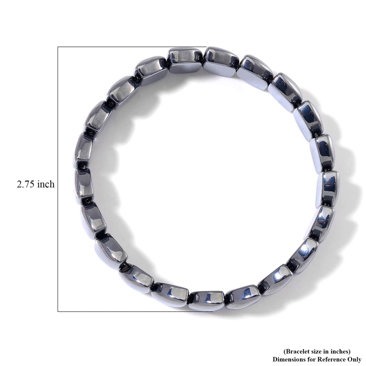 Terahertz Block Stretch Bracelet 175.00 ctw image number 3