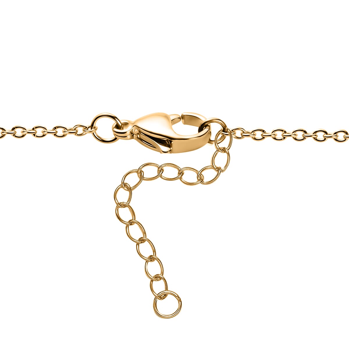 Karis Mozambique Garnet and White Zircon 3.85 ctw Bow Knot Necklace in 18K Yellow Gold Plated 18 Inches image number 4