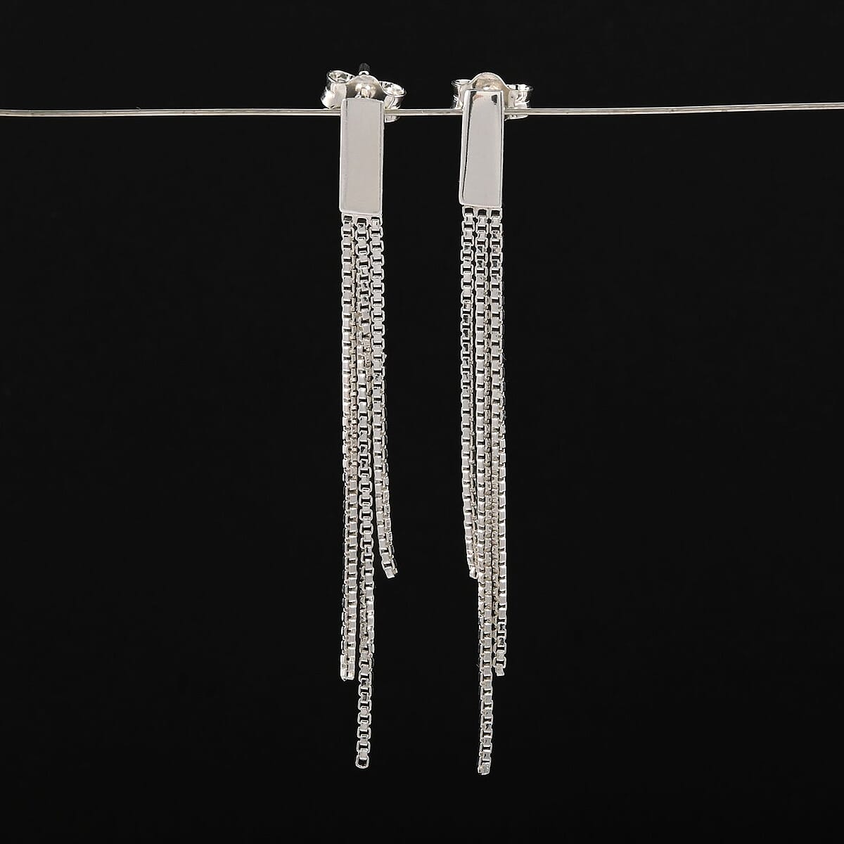 Sterling Silver Earrings (1.80 g) image number 1