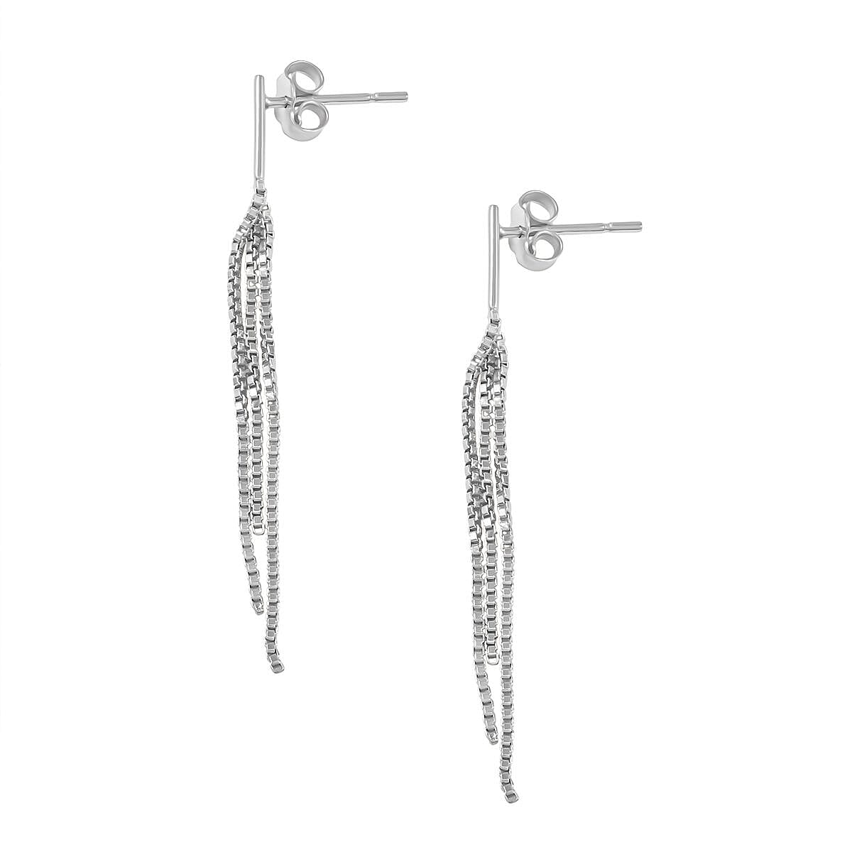 Sterling Silver Earrings (1.80 g) image number 3