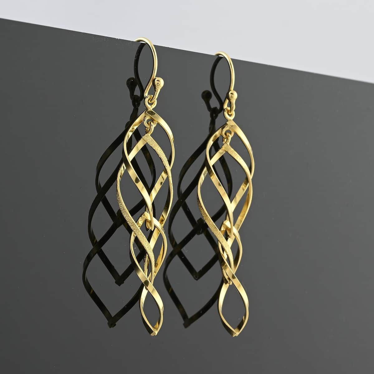 Earrings in 14K Yellow Gold Over Sterling Silver 3 Grams image number 1