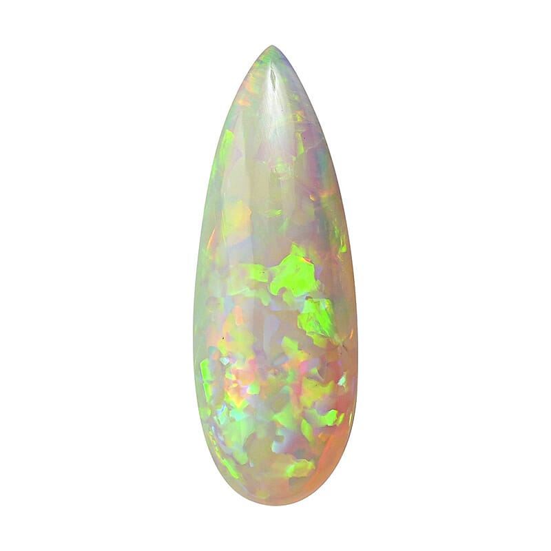 Certified and Appraised AAAA Ethiopian Welo Opal (Pear Free Size) 18.40 ctw