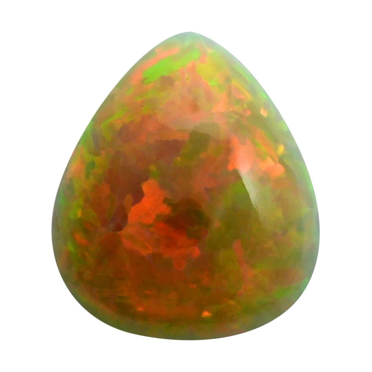 Certified & Appraised AAAA Ethiopian Welo Opal (Pear Free Size) 23.20 ctw image number 0