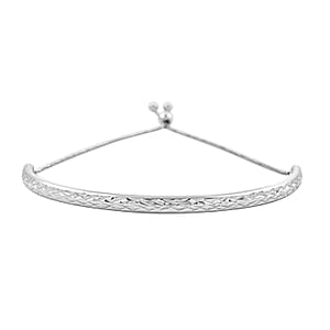 Sterling Silver Bangle Bracelet (7-8In) 4.0 Grams