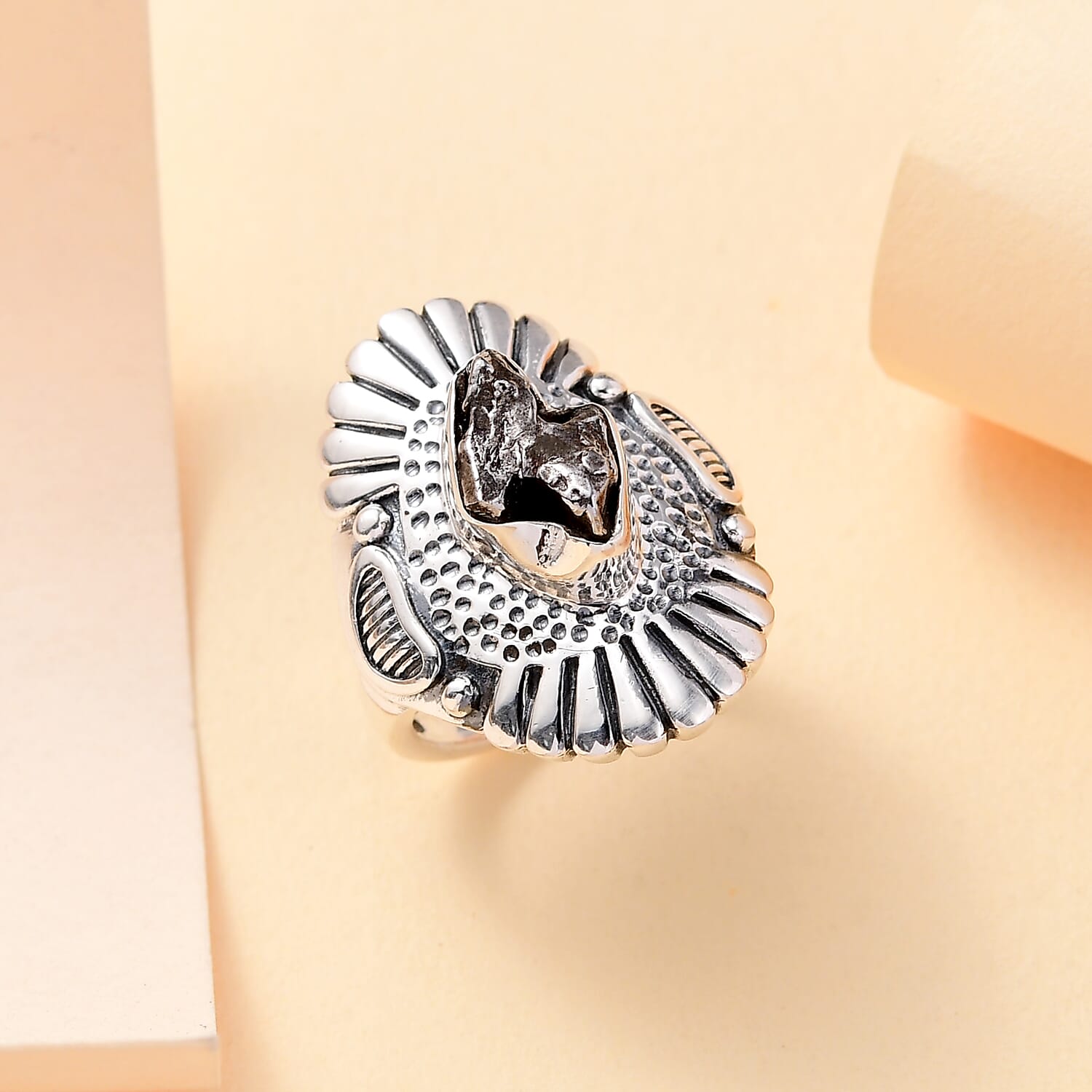 Buy Marvelous Meteorite Ring in Sterling Silver at ShopLC.