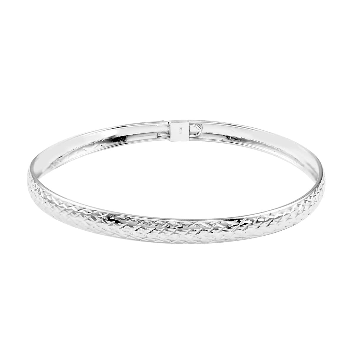 Bangle Bracelet in Sterling Silver (7.50 In) 4.0 Grams image number 0